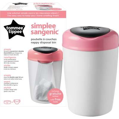Tommee Tippee Sangenic Simplee Tub (Pink)