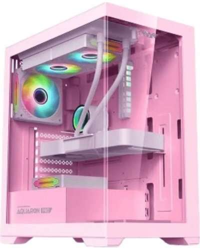 Armaggeddon Aquaron Pro ATX Gaming Case - Pink