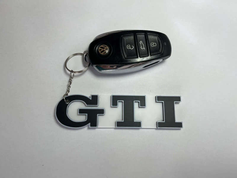 Volkswagen GTI Logo Keychain - 3D Printed