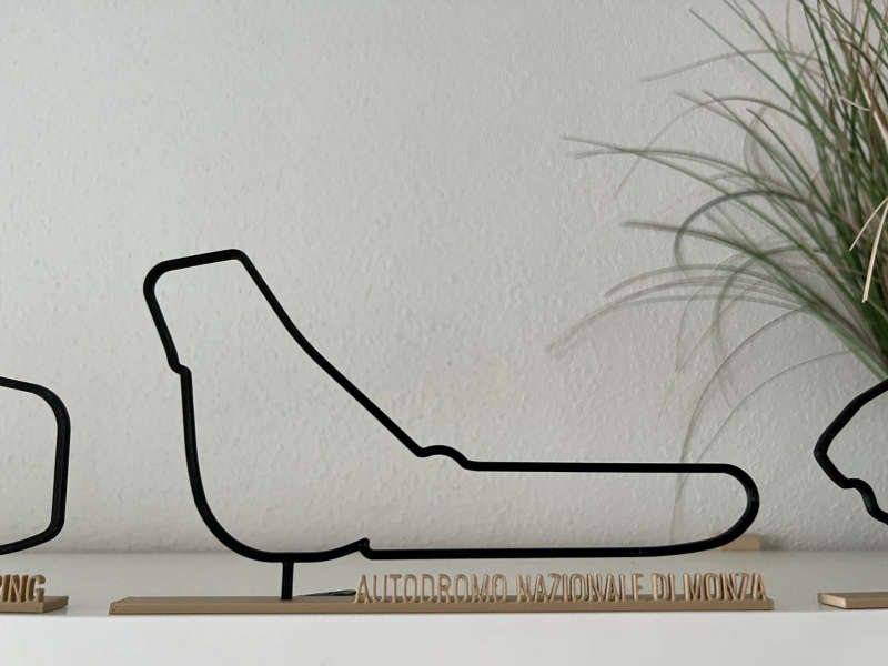 F1 2024 Circuit and Stand 3D Printed