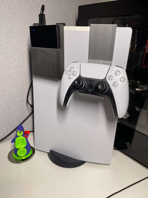 PS5 External HDD/SSD Holder - 3D Printed