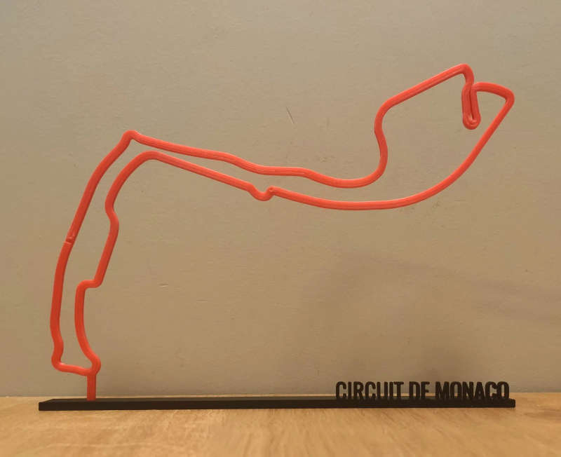 F1 2024 Circuit and Stand 3D Printed