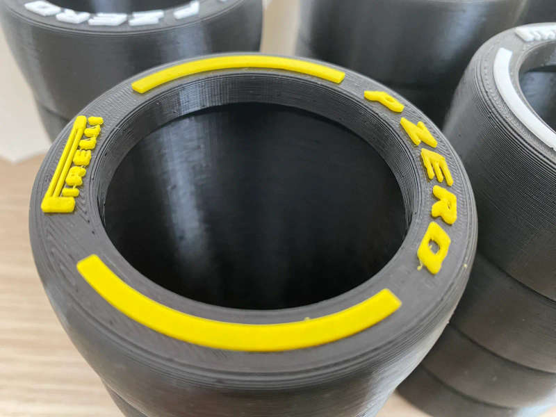 F1 Tires Penholder / Toolbox - 3D Printed