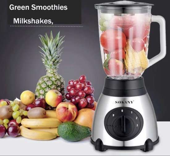 2 In 1 High Power Household Blender Mixer Meat Vegetables Fruits Grinder Food Juicer