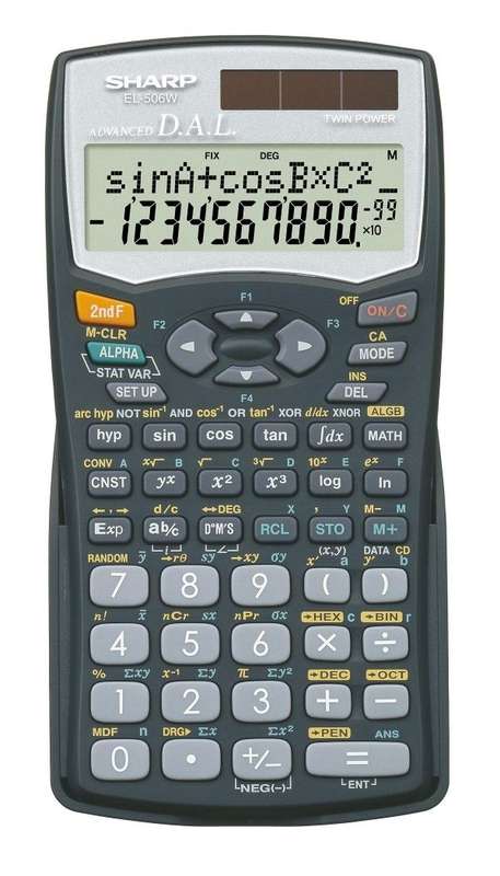 Sharp EL-506W Scientific Calculator