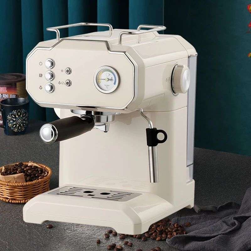 RAF Espresso Coffee Machine-White