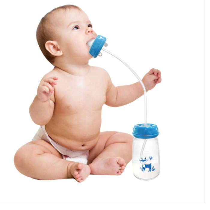 Hands-Free Baby Feeding Bottle Set