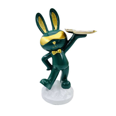 Rabbit Tray Home Decoration Resin Crafts