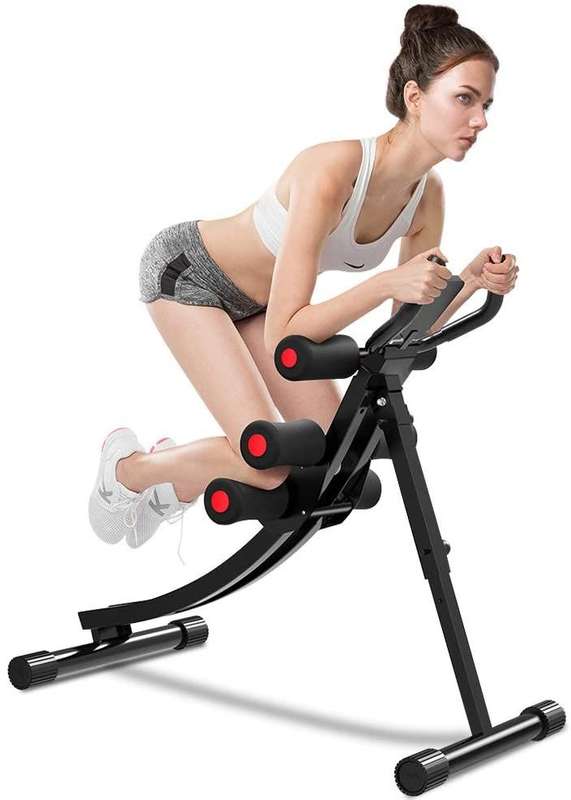 Trainers Abdominal Workout Machine, Height Adjustable Home Ab Trainer