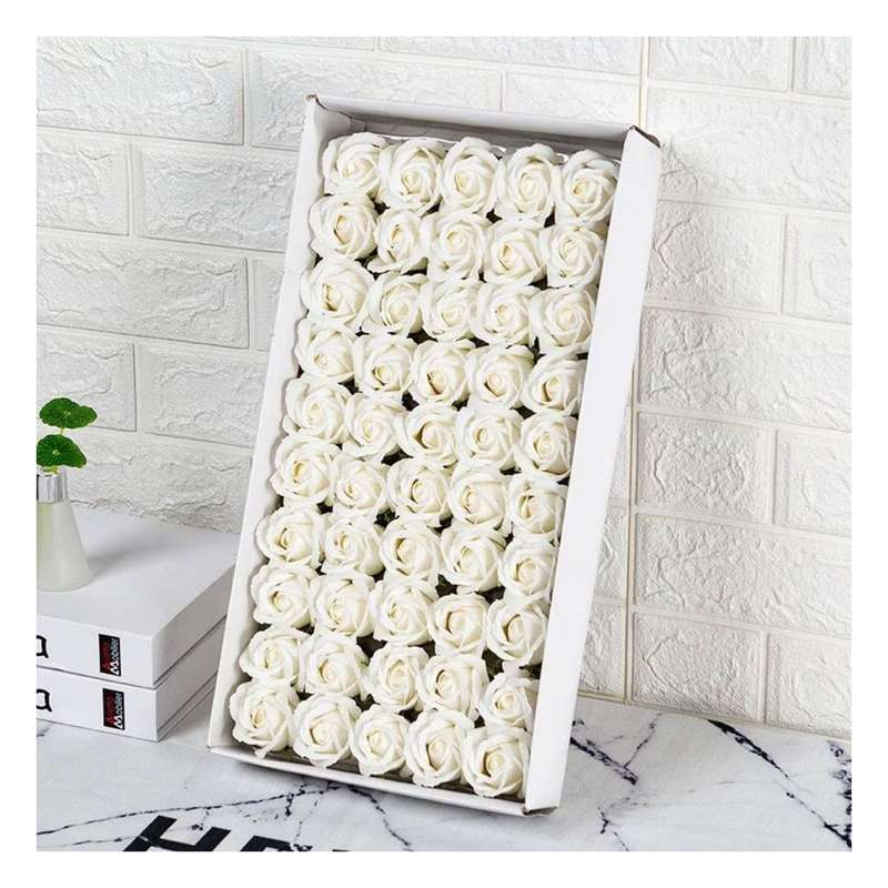 Decorative Foam Roses - 50 Pack