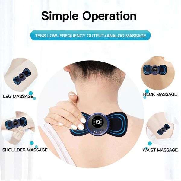 2 EMS Mini Portable Electric Massager