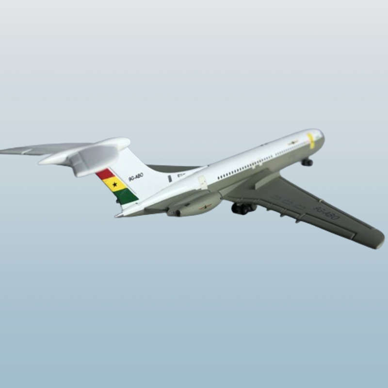1:400 Scale, Ghana Airways, Vickers VC-10, Diecast Alloy Display Model.