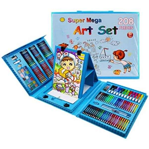 Mega 208 Piece Art Set Blue