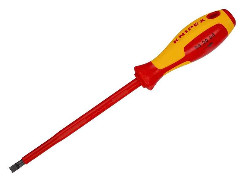 Knipex (98 20 65) Screwdriver, Slotted, 6.5mm, 150mm, 262mm