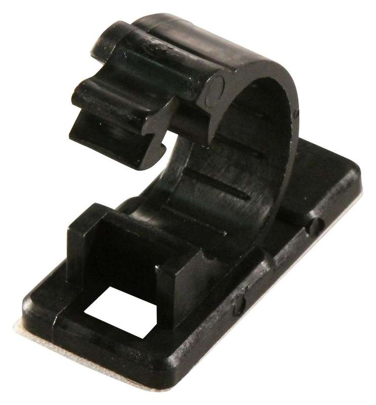 Multicomp Pro (MP003241) Fastener, Adhesive Backed Cable Clamp, 12 mm