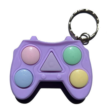 Mini Memory Development Game Console Keyring - Purple