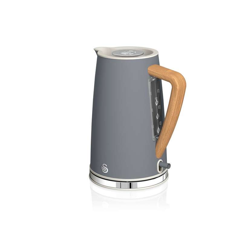 Swan Nordic 1,7 Litre S/S Cordless Kettle with Rubber Finish-SNK9G