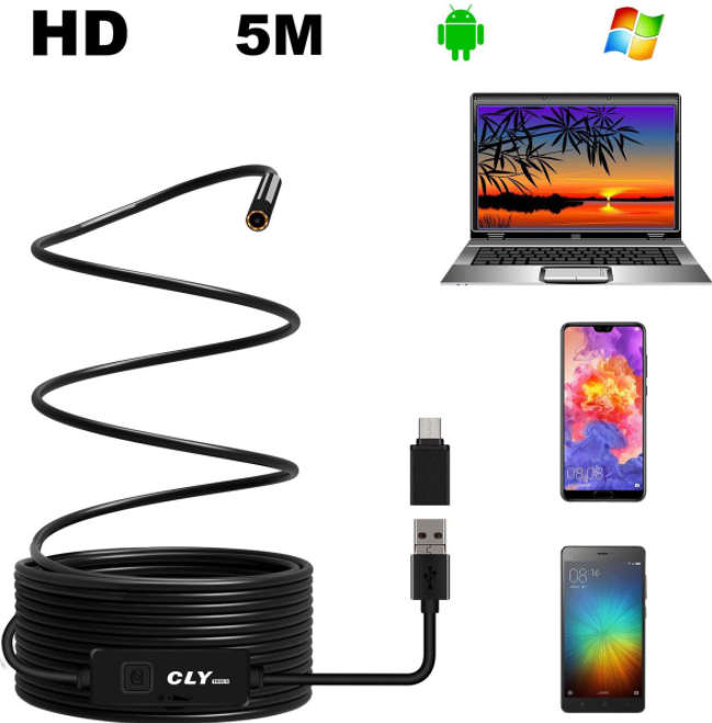 3 in 1 USB, Micro USB & Type C Endoscope