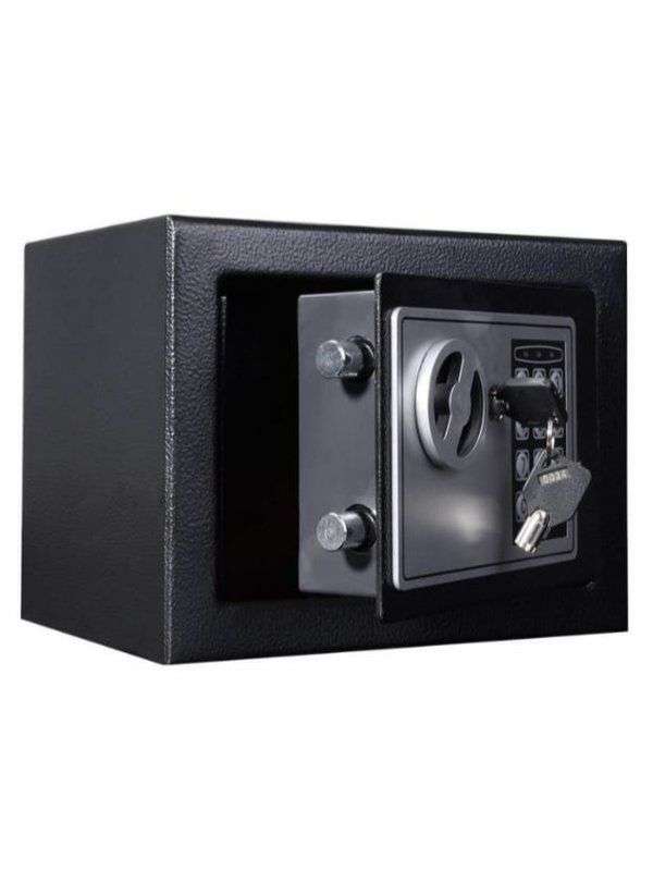 Digital Safety Security Box Safe Deposit Box - Black