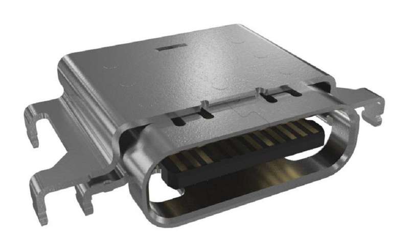 Amphenol Communications (12402075E512A) USB Connector, USB Type C, USB 4.0