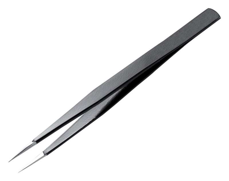 Multicomp (D00835) Tweezer, Type AA SA, ESD, Straight, PET Stainless Steel