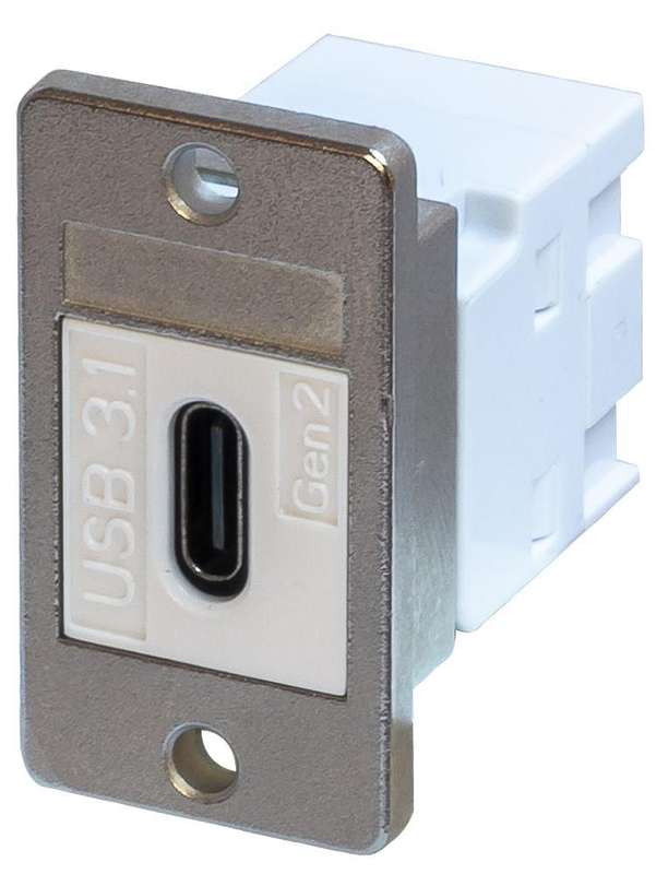 Tuk (KCUCCWHPM) USB Adapter, USB 3.1, Brass