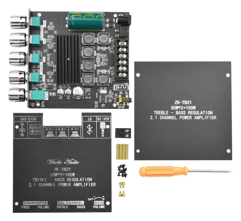 (DFR0805) Evaluation Board, 2-Channel, Audio Amplifier, AUX