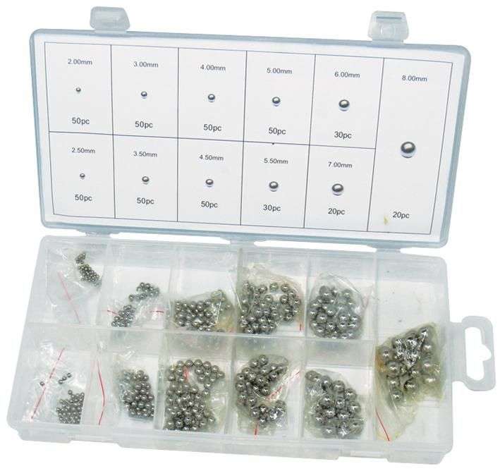 Duratool (D01897) Steel Ball Set, Assorted