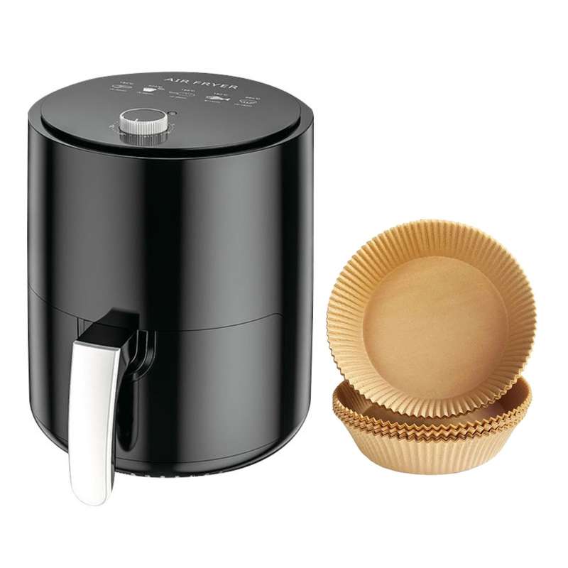Ecco 1200w 2.8L Airfryer and 100 Pack Disposable Inlay Filters