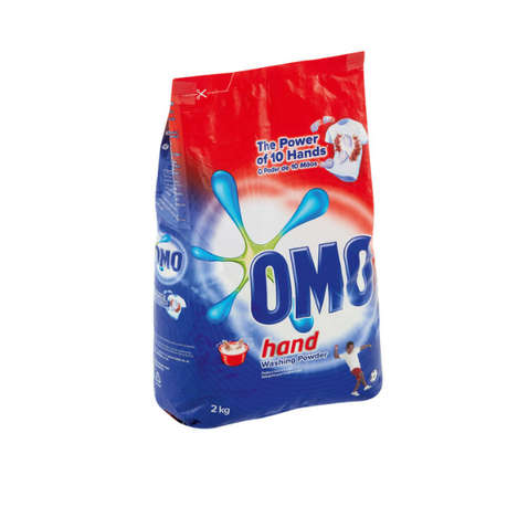 Omo Hand Washing Powder Original - 2kg x 2