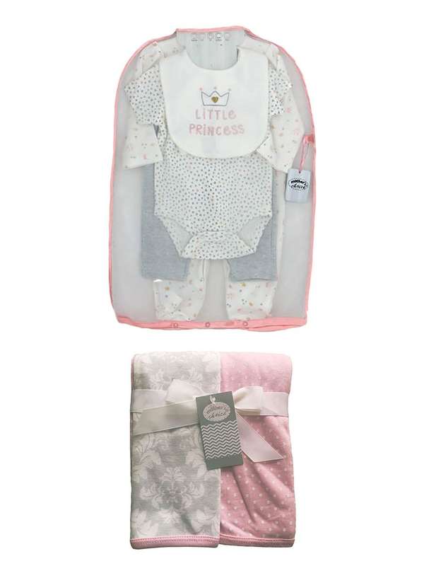 Mothers Choice 100 % Cotton 7 Piece Little Princess Set 6-9 months