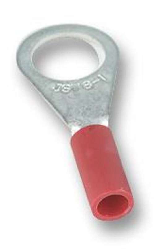 JST (FVGS6-1 (LF) K) Ring Tongue Terminal, M6, 1/4", 16 AWG, 1.5 mm²
