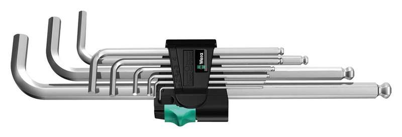 Wera (05022087001) Hex Key Set, Metric, 9 Piece