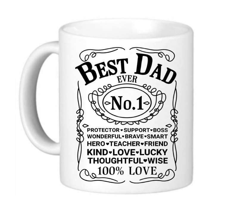 Best Dad Coffee Mug - Perfect Gift for Father`s Day!