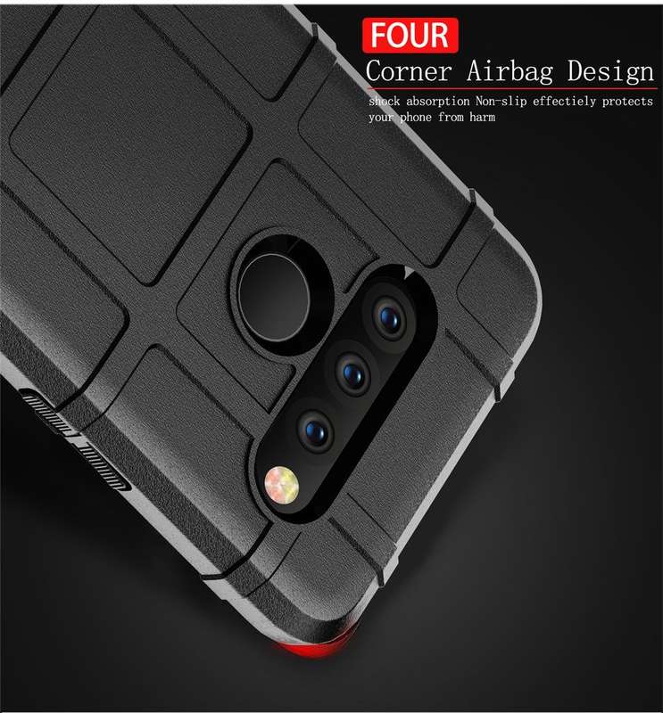 360° Full Protection Rugged Shield Armor Matte Soft Case Cover FOR LG V50