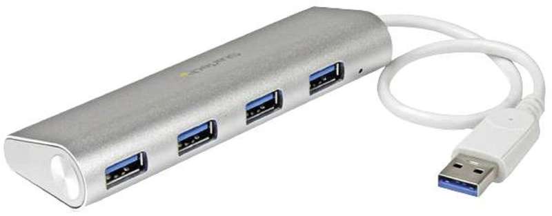 Startech (ST43004UA) Hub, USB 3.0, Bus Powered, 4 Ports