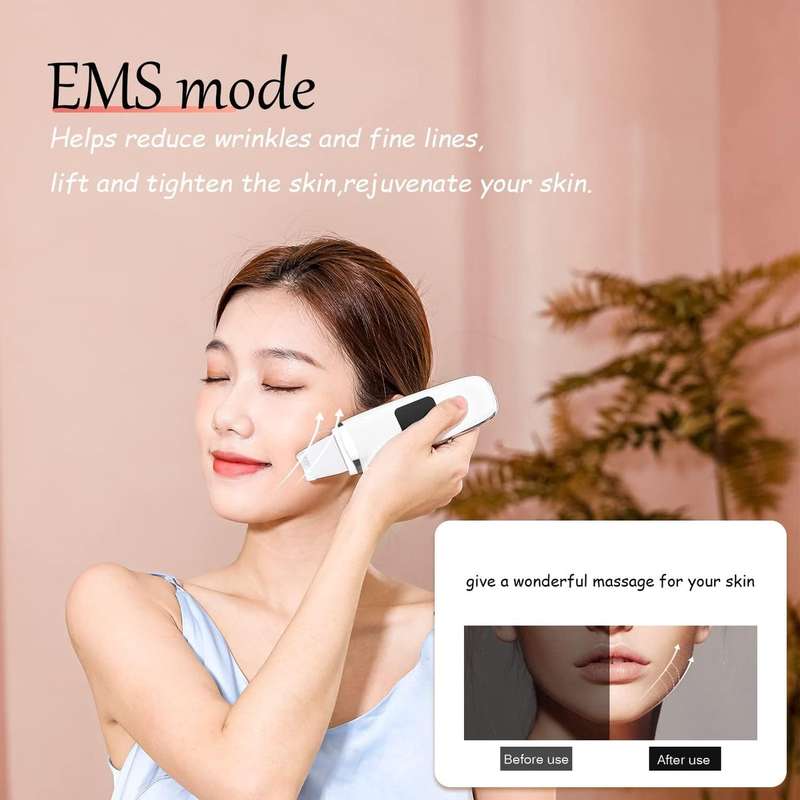 Ultrasonic Iron Facial cleansing Scrubber