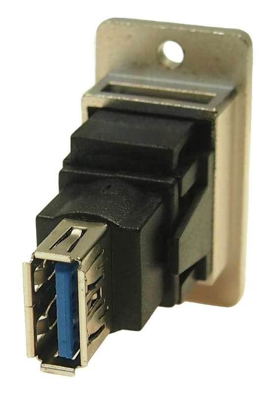 Cliff Electronic (CP30606NMX1) USB Adapter, 3.2mm Plain Hole