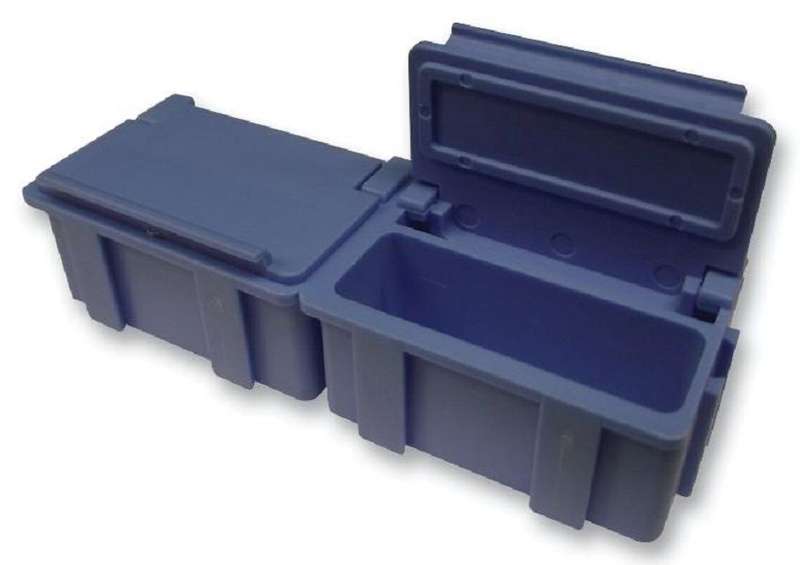 Licefa (DISS-SMD-BOX N1-11-11-8-8) SMD Box, Dissipative Plastic, Conductive