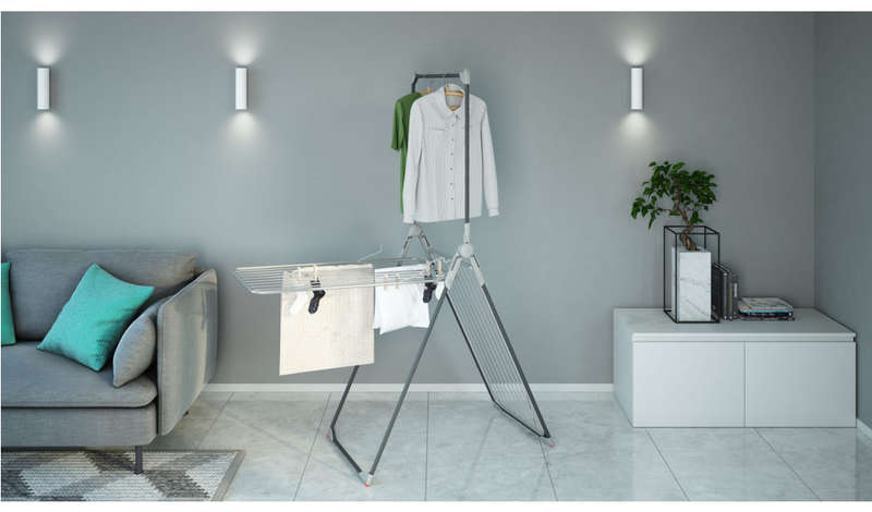 Colombo 20+10m Anti-Rust Stainless Steel Wheel Aided Clothes Dryer - Titano (ONE FOOT BROKEN)