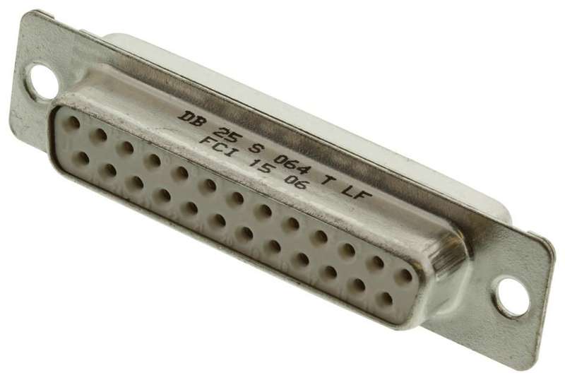 Amphenol (DB25S064TLF) D Sub Connector, DB25, Standard, Receptacle