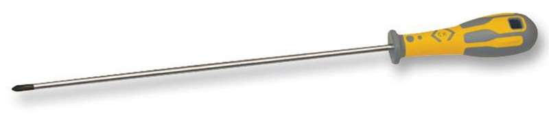 CK Tools (T49112-1250) Phillips Screwdriver, #1 Tip, 250 mm Blade Length