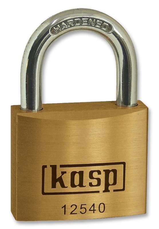 Kasp Security (K12540D) Padlock, Premium Brass, 40mm
