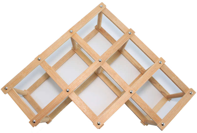 Collapsible Wooden Wine Rack