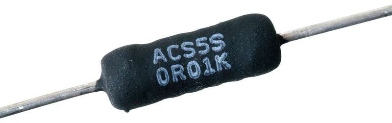 Arcol (ACS5SR1J) Through Hole Resistor, Silicone Coated, 0.1 ohm