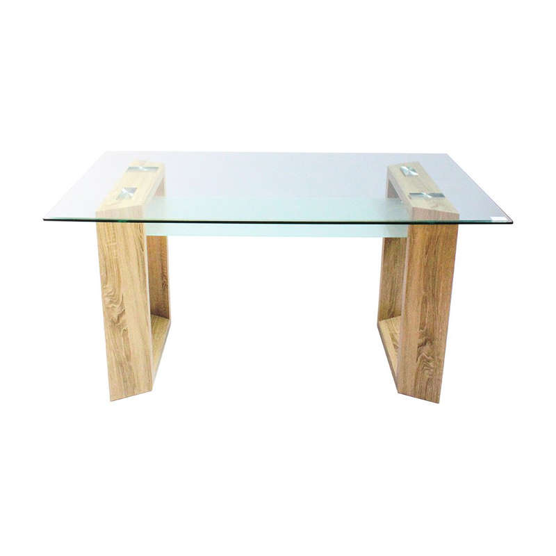 Romana Dining Table- 6 Seater- Oak