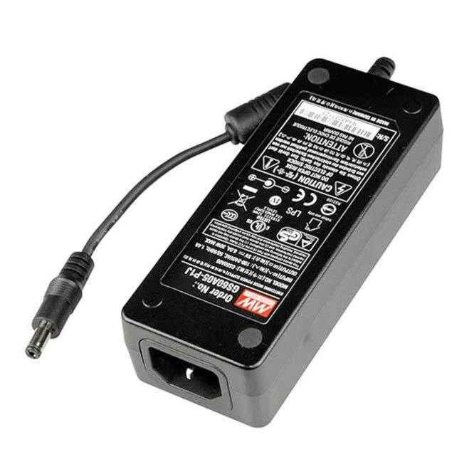 Mean Well, AC/DC Power Supply, ITE, 1 Output, 80W,12V,GST90A12-P1M