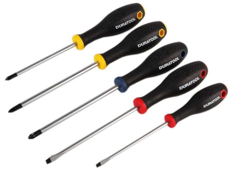 Duratool (D03440) Screwdriver Set, 5 Piece