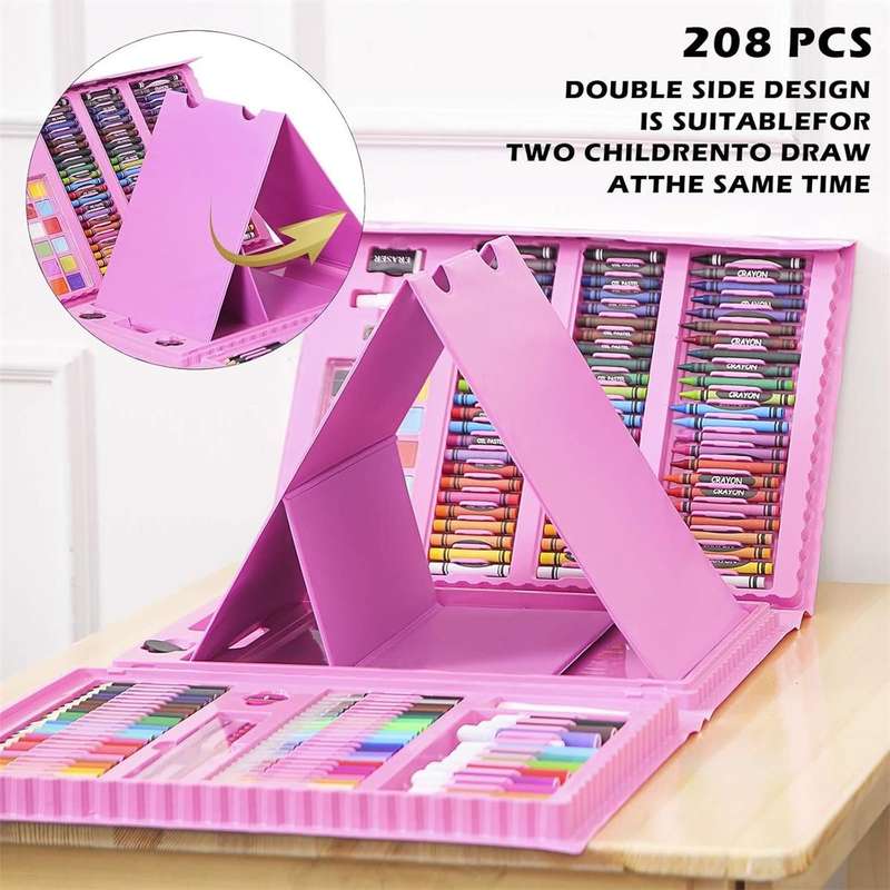 Mega 208 Piece Art Set - Pink