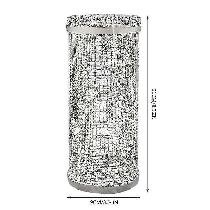 The Rolling Grill/Braai Stainless Steel Basket - L
